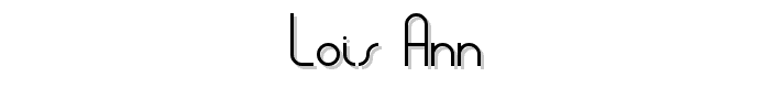 Lois Ann font